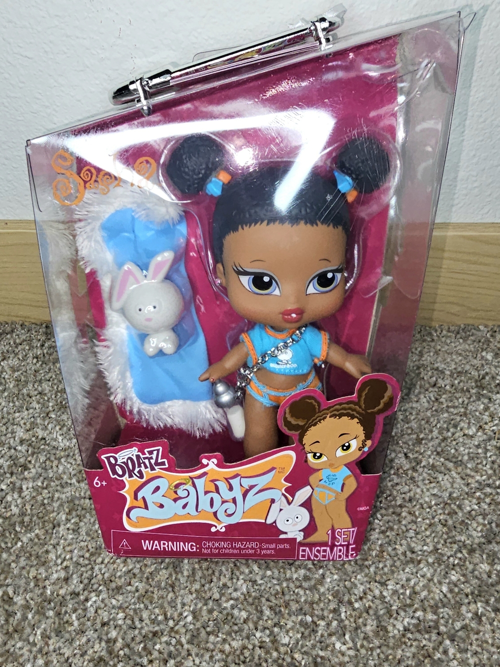 Bratz Babyz Doll in Turquoise Outfit with Bunny Accessory